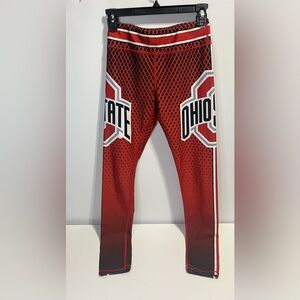 Ohio State Buckeyes Womens Red Leggings Size Small